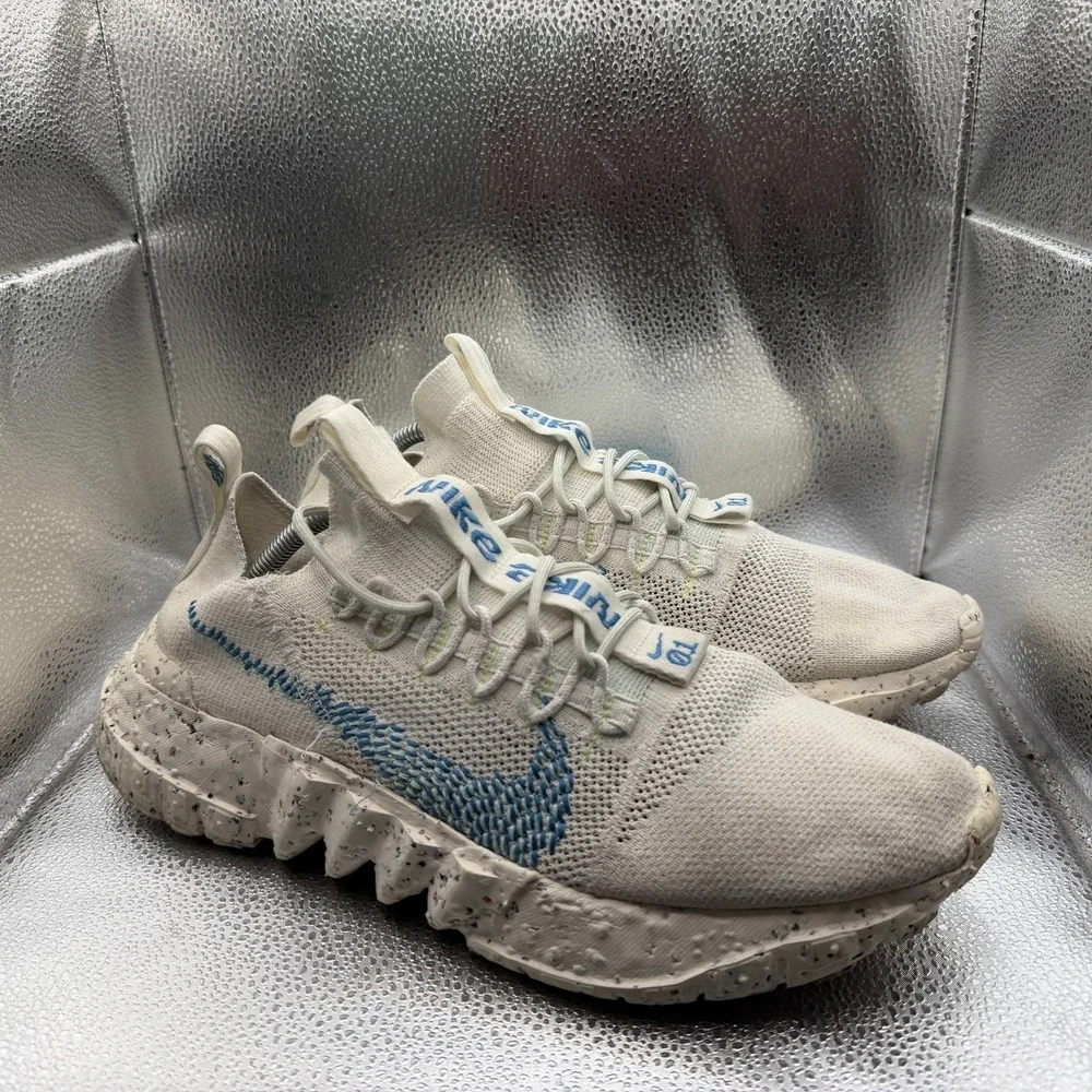 Size 12‎ Nike Space Hippie 01 White Dutch Blue Mens Running Shoes DN0010-100